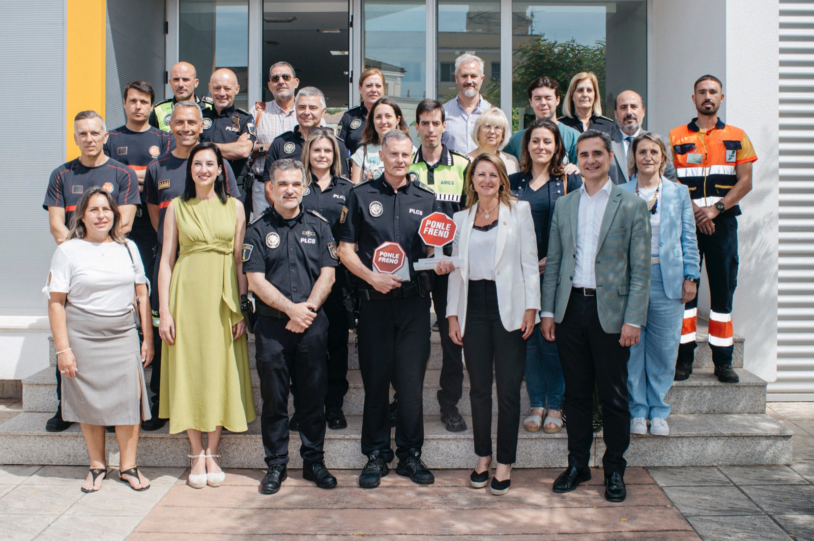 Castelló agradece a la Policía Locales su trabajo por el premio nacional en materia de seguridad vial