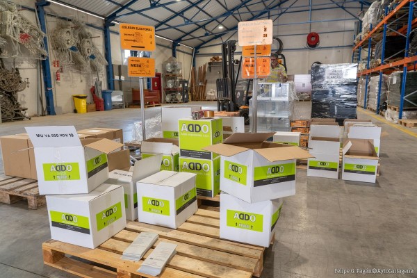Más de 155.000 electores podrán votar este domingo en Cartagena a sus representantes españoles en Europa