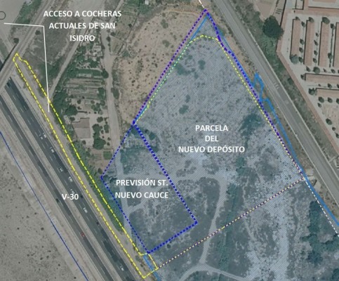 El Ayuntamiento construirá un nuevo depósito de la EMT en Safranar para albergar 70 autobuses más