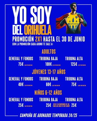 El Orihuela lanza su campaña de abonos tres días después de quedarse sin ascenso
