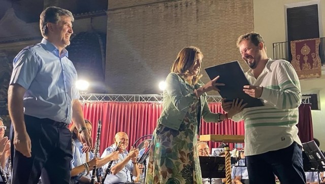 Marcha cristiana para el alférez y portavoz del PSPV en Torrent, Andrés Campos
