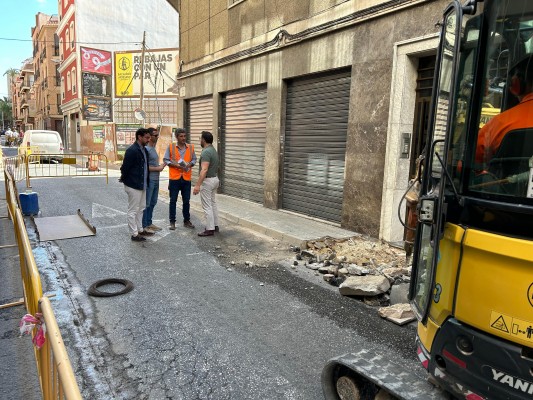 El Ayuntamiento de Elche inicia las obras de mejora de accesibilidad de la calle Daoiz