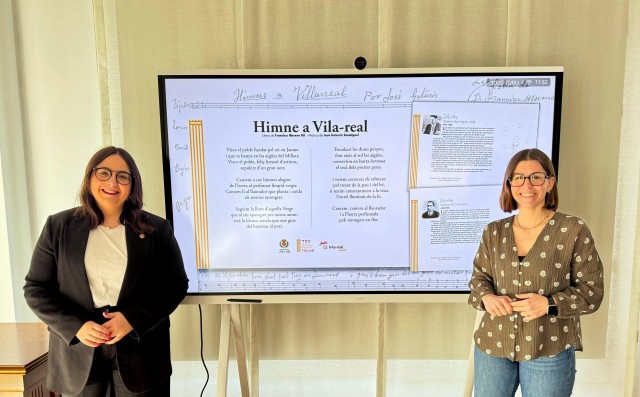 Vila-real difon a les aules l'Himne de la ciutat de José Goterris i Francisco Moreno pel Aniversari 