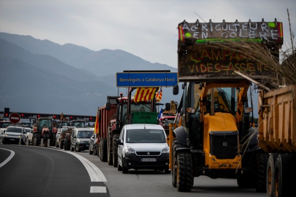 Las protestas del campo vuelven a la agenda con el foco puesto en la frontera con Francia