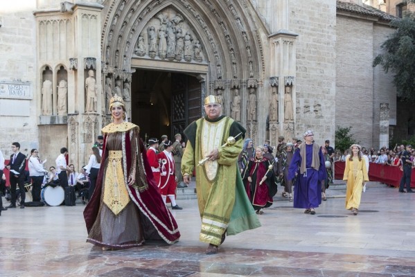 València se engalana para celebrar la festividad del Corpus, la 'festa grossa' de la ciudad