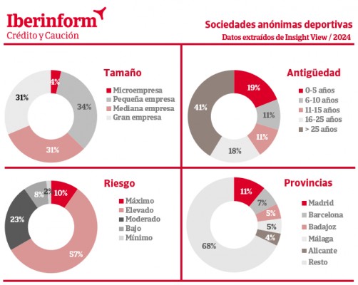 
El 67% de las Sociedades Anónimas Deportivas presenta riesgo de impago
