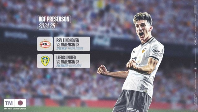 El PSV, campeón de la Eredivisie, y el Leeds United, rivales del Valencia en pretemporada