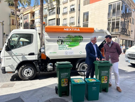 Elche, ciudad piloto de la Comunidad Valenciana en una iniciativa para reciclar vidrio
