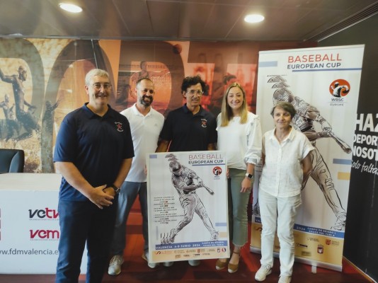 Valencia será sede de la Baseball European Cup 2024, la segunda máxima competición continental del béisbol
