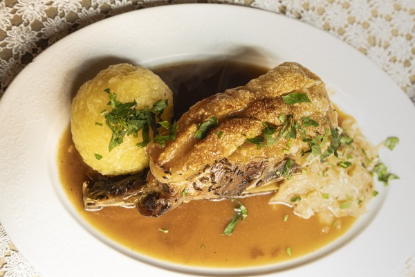 Schäufele del restaurante Wolffenzacher (Bayreuth, Alemania)
