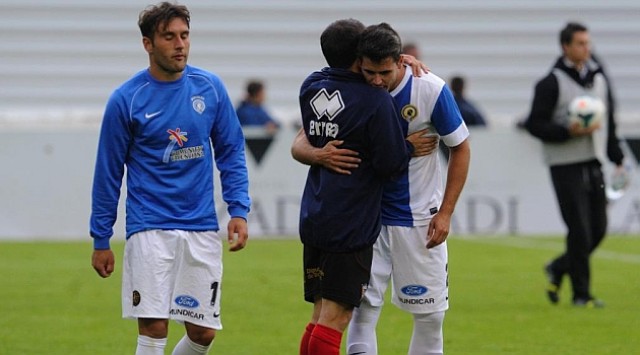 El Hércules cumple una década fuera del fútbol profesional
