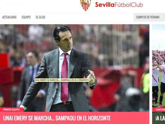 El Sevilla se despide de Unai y da la bienvenida a Sampaoli