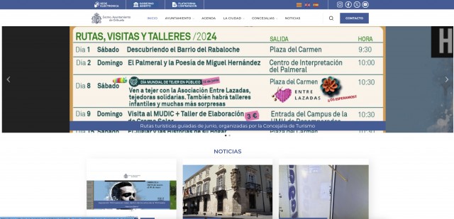 Orihuela remodela su página web para hacerla más accesible a la ciudadanía