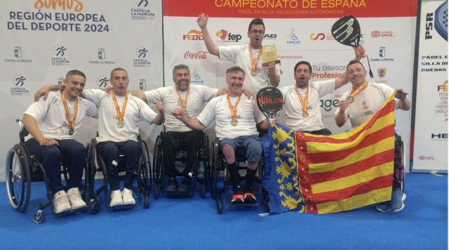 Cuatro jugadores del equipo UPV IN de pádel en silla se clasifican para disputar el Campeonato de España
