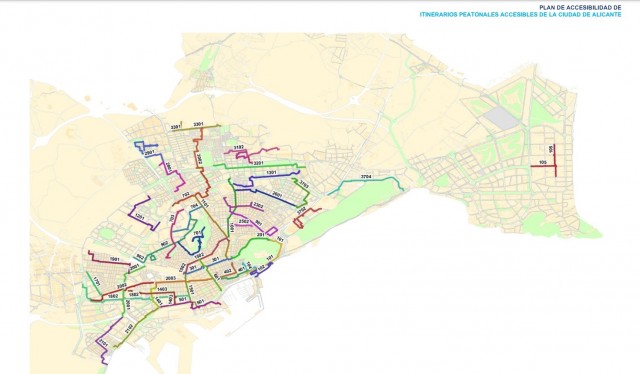 Alicante destina 340.000 euros para mejorar la accesibilidad de calles en la Zona Norte