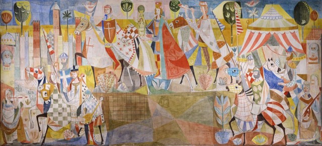 Uno de los murales de Carpe oculto en el Museo Arqueológico de Murcia se reencuentra con los murcianos