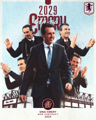 Unai Emery firma un nuevo contrato de cinco temporadas con el Aston Villa
