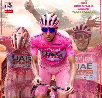 Tadej Pogacar se proclama en Roma nuevo emperador del Giro de Italia
