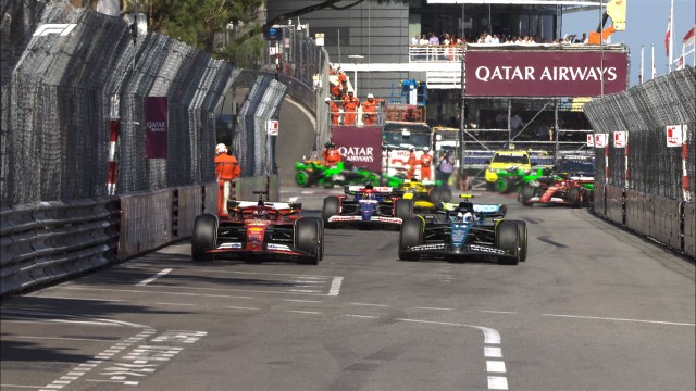 Leclerc gana en Mónaco, donde Sainz acaba tercero
