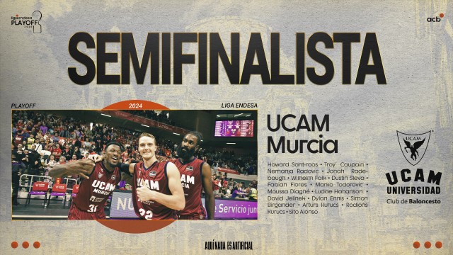 El UCAM CB es el decimosexto club en las semifinales de la ACB