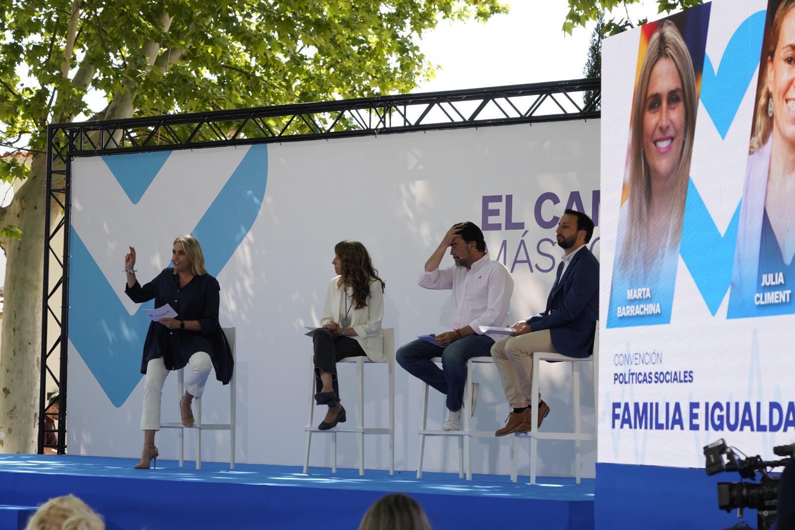Barrachina reivindica la política social como eje vertebral del proyecto del PP 