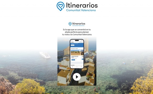Turisme lanza una 'app' con itinerarios para poder recorrer las comarcas de la Comunitat