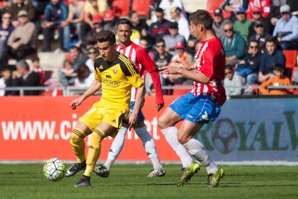 Osasuna y Girona libran en El Sadar el primer asalto por el ascenso a Primera