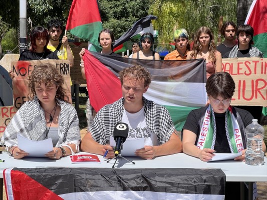 La Acampada Palestina de la UPV se mantendrá en el campus hasta alcanzar un 