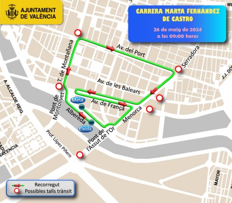 València acoge este domingo la 6ª Carrera Marta Fernández de Castro