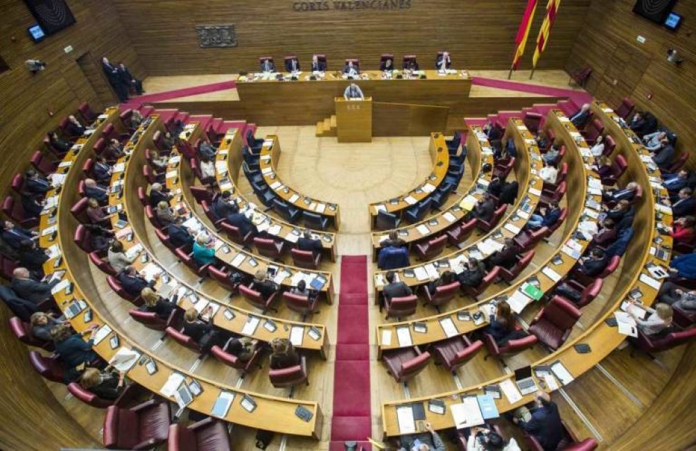 Pleno del Consell durante la aprobación de la Ley de Mancomunidades en 2018. Foto: GVA - 