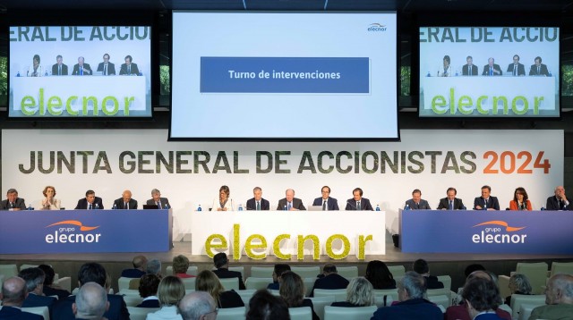 Los accionistas de Elecnor aprueban un aumento del dividendo del 7%, hasta los 0,45 euros
