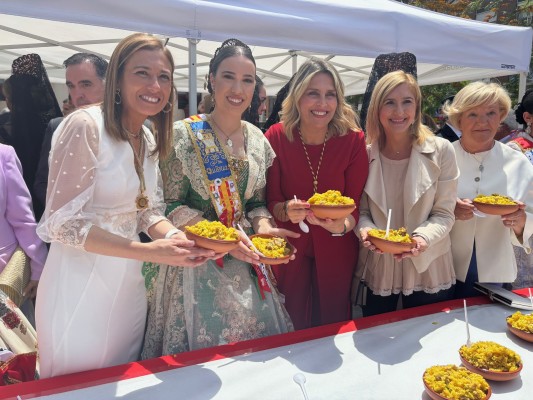 Almassora vive su día grande de Santa Quitèria con sentidos actos religiosos y tradicionales Calderes