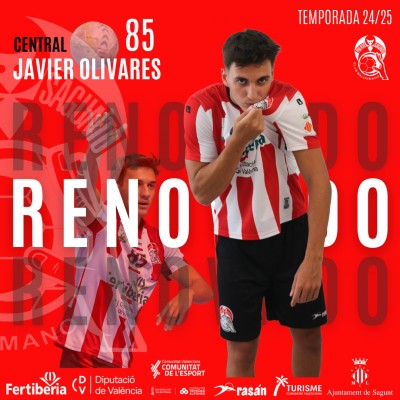El Fertiberia BM Puerto Sagunto renueva al central porteño Javier Olivares