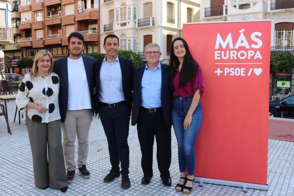 Los tres candidatos murcianos del PSOE a Europa se presentan en sociedad: 