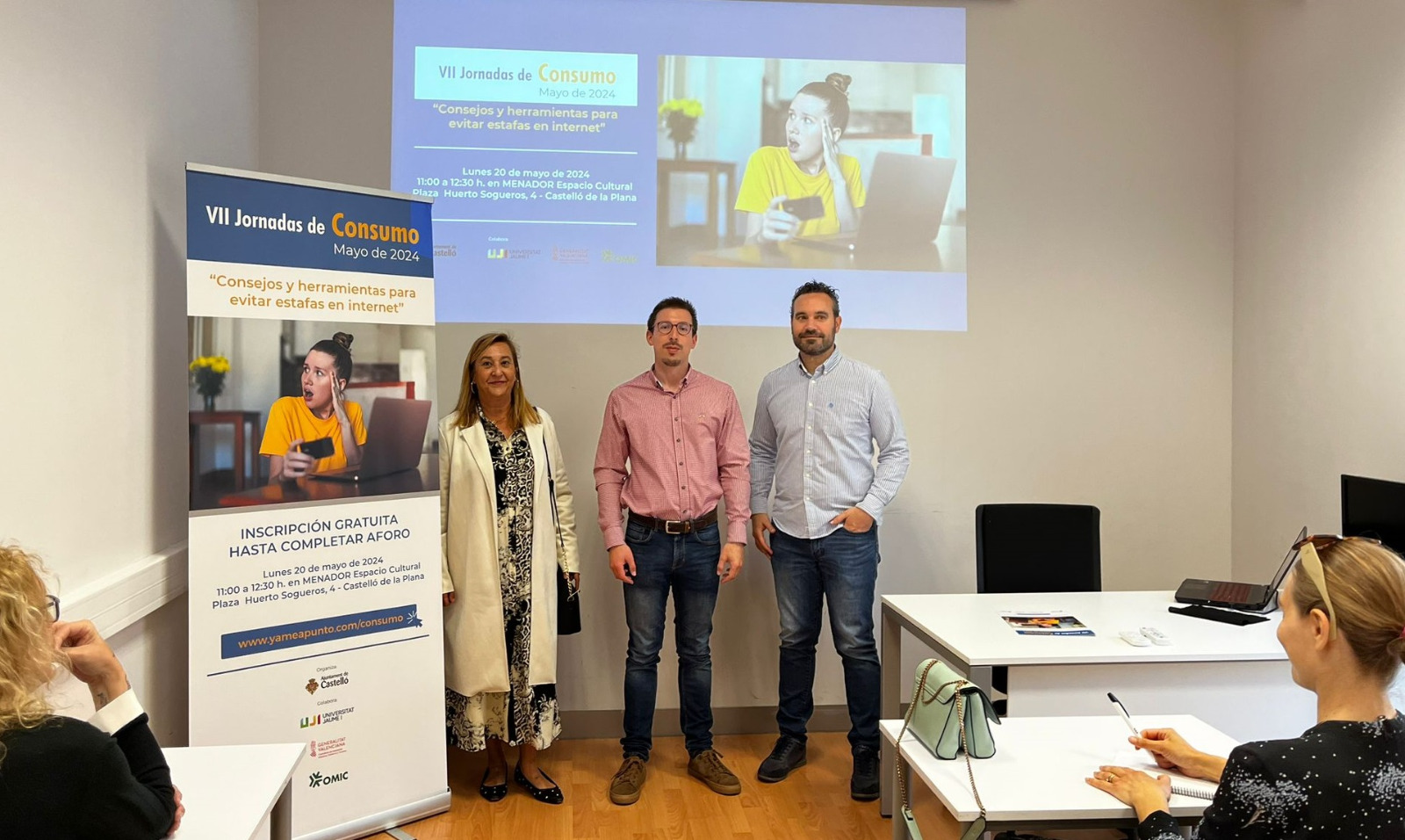 Castelló clausura las VII Jornadas de Consumo con un taller práctico sobre las estafas en internet