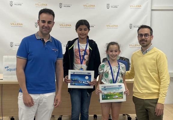 Dos niñas de Villena premiadas a nivel nacional por su conocimiento sobre el agua 