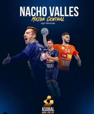 Nacho Valles, elegido mejor central de la Liga
