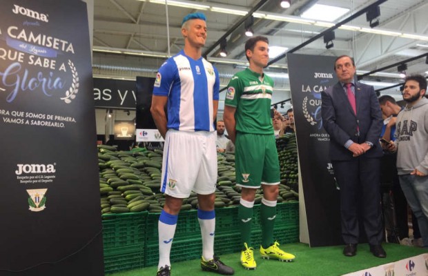 El Leganés presenta una camiseta con sabor y olor para su estreno en Primera