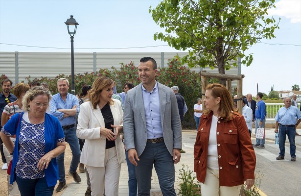  Comienzan las obras de pacificación del tráfico del camino de Moncada a su paso por Benifaraig