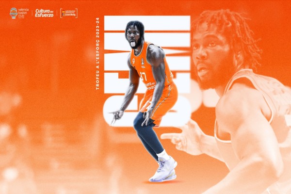 Semi Ojeleye se alza con el Trofeo al Esfuerzo que otorga la afición del Valencia Basket
