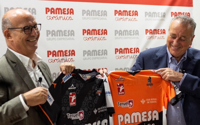 Pamesa Cerámica renueva su patrocinio con el Pamesa Teruel Voleibol por dos temporadas más