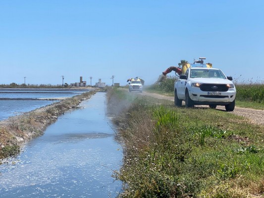 La Diputación intensifica la inspección y los tratamientos preventivos contra los mosquitos