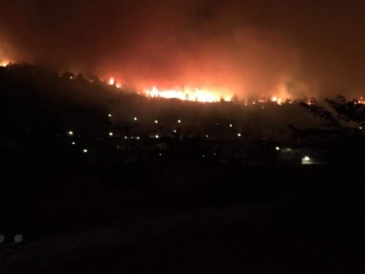 El incendio en Carcaixent obliga a desalojar el Hospital de Aguas Vivas y una urbanización