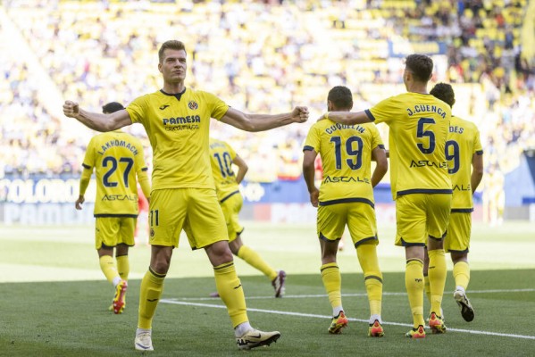 La delantera del Villarreal es la segunda más efectiva de cara al gol de Europa