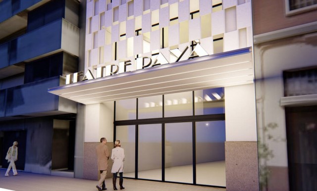 La fachada del Teatro Payá y el entorno de la Font del Vi: Burriana 'elige' inversiones del Plan Impulsa