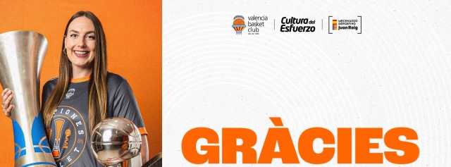 La pívot Merritt Hempe no continuará en Valencia Basket la próxima temporada