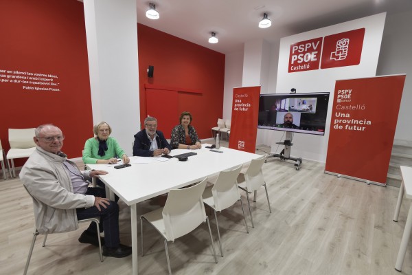 La gestora del PSPV de Castelló se pone en marcha: diálogo y militancia, claves para la nueva Ejecutiva