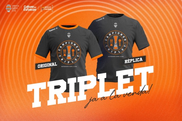 A la venta la camiseta de Campeonas del Triplete

