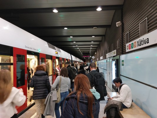 Metrovalencia registra 8,5 millones de usuarios en abril, un 25,35% más que el mismo periodo de 2024