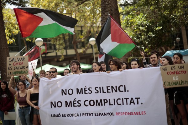 Los estudiantes españoles propalestinos acampan ya en diez universidades de ocho comunidades